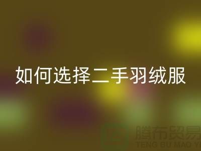 如何选择二手蒙口羽绒服回收平台@上海库存佳博官方网站公司