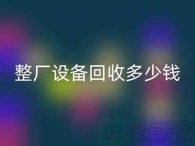 整厂佳博（中国）多少钱：了解影响报价的关键因素