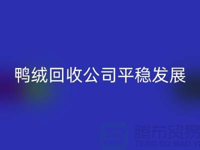 旧鸭绒回收公司商家更加的平稳发展_佳博官方网站有限公司