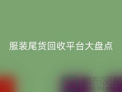 ### 服装尾货回收平台大盘点，佳博官方网站引领行业潮流
