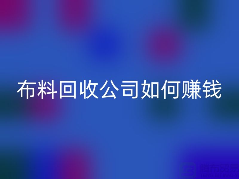 佳博官方网站公司如何赚钱-小白编辑解说-服装面料回收公司