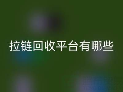 拉链回收平台有哪些品牌？探索环保回收的领先企业