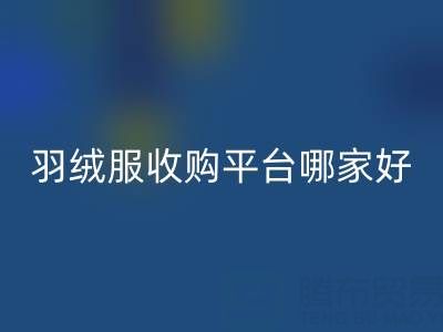 鸭鸭羽绒服回收与雅鹿羽绒服回收：羽绒服收购平台哪家好？